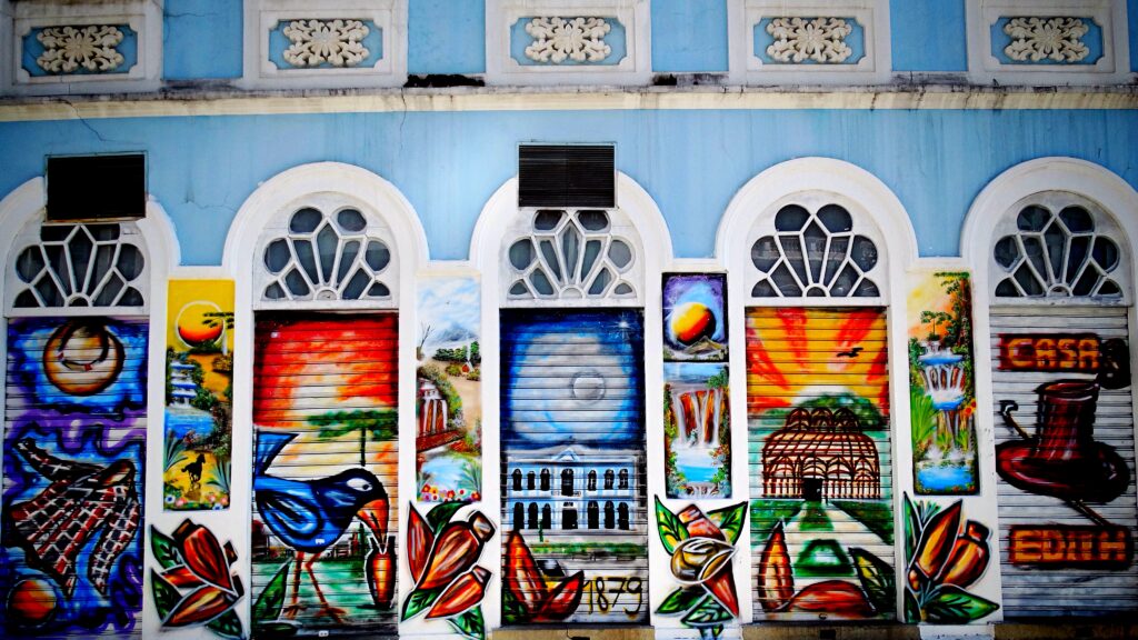 Girovagando, Street Art a Curitiba in Brasile.