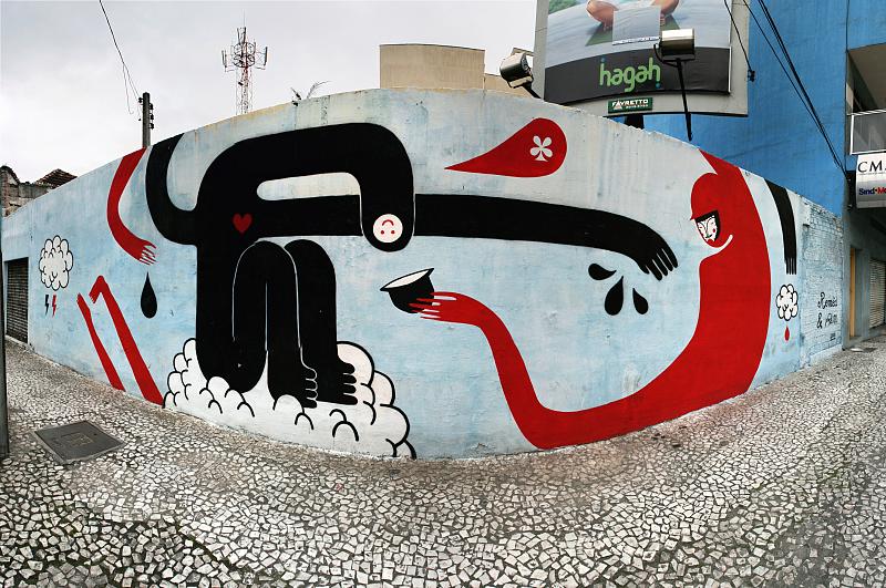 Street Art a Curitiba, Brasile.